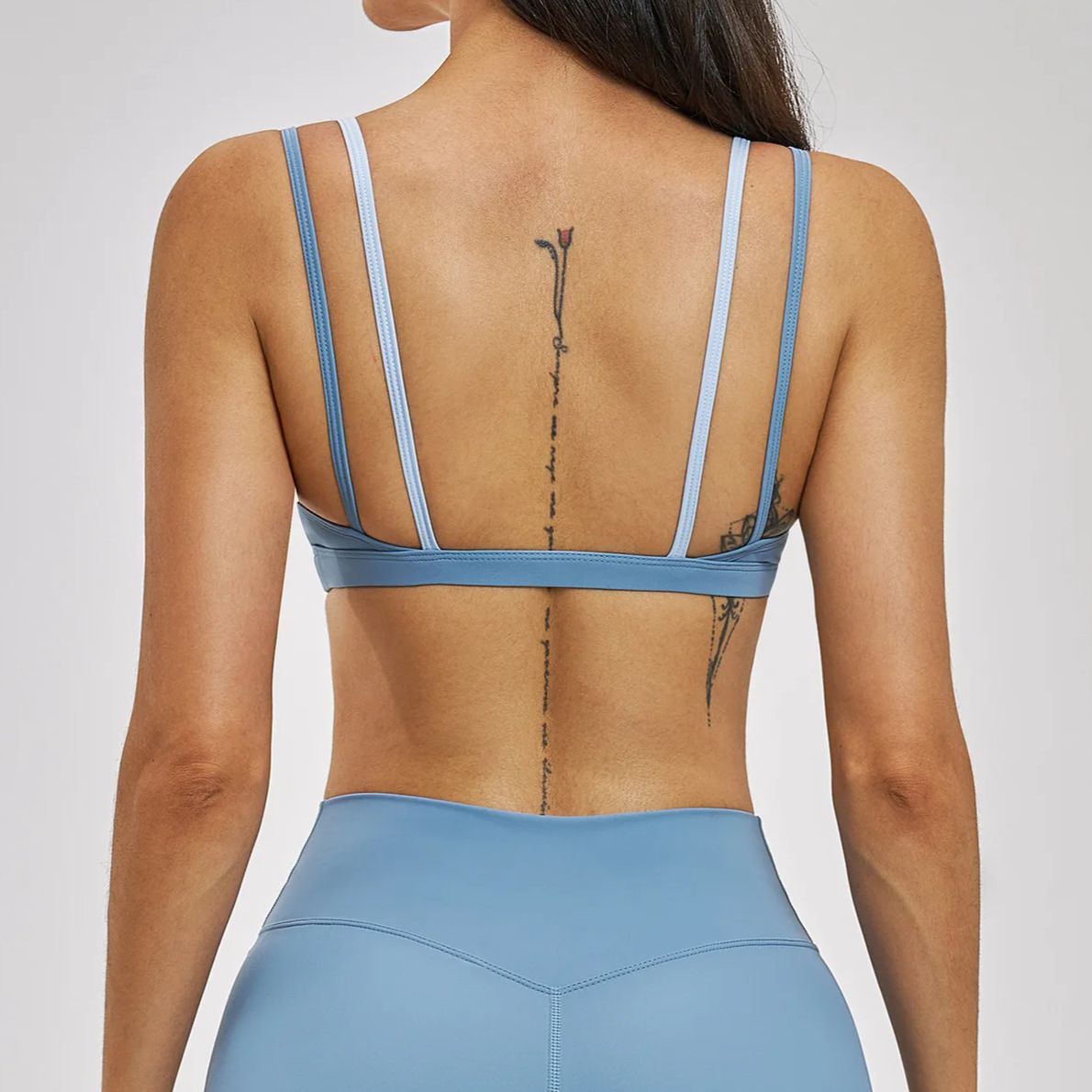 Quick Dry Underwear - Ningyu Sports Bra Women Naked Back