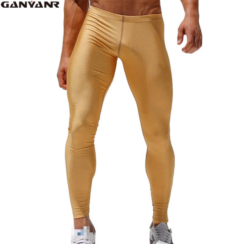 Compression Long Pant - GANYANR Running Tights Men Compression Pants