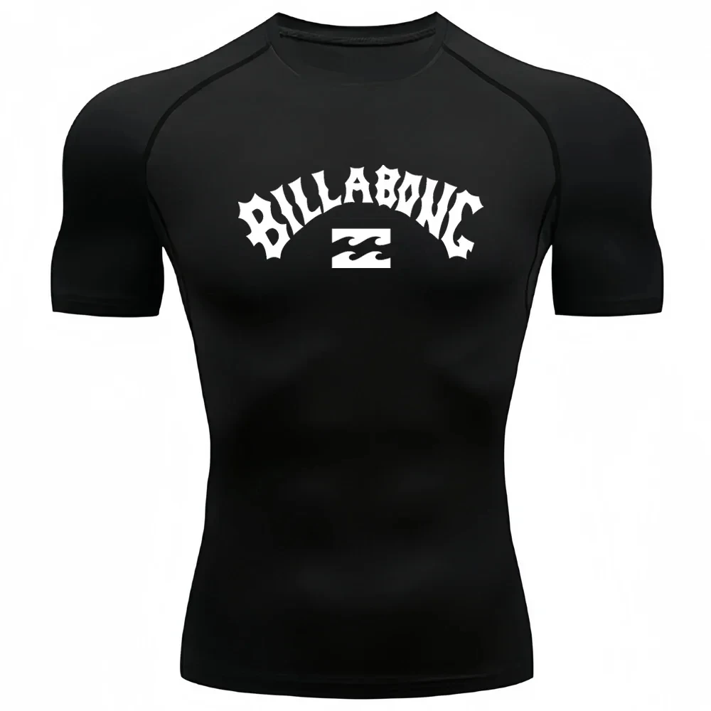 T Shirt Tight Fit - Male UV Protection Tights Rashguard Men