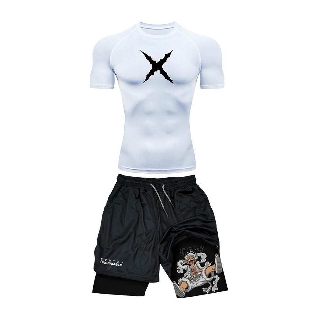 T Shirt Tight Fit - Summer New ONE PIECE Luffy Tight