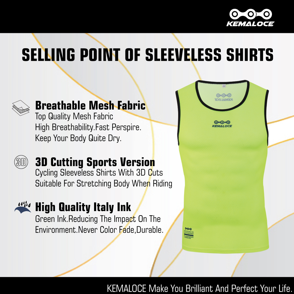 KEMALOCE Cycling Base Layer Me - огляд і ціна Sleeveless Undershirt
