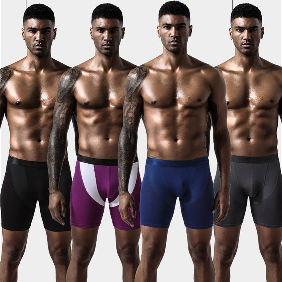 2pcs/Lot underpants leg up lon - огляд і ціна Long Leg Trunk Men