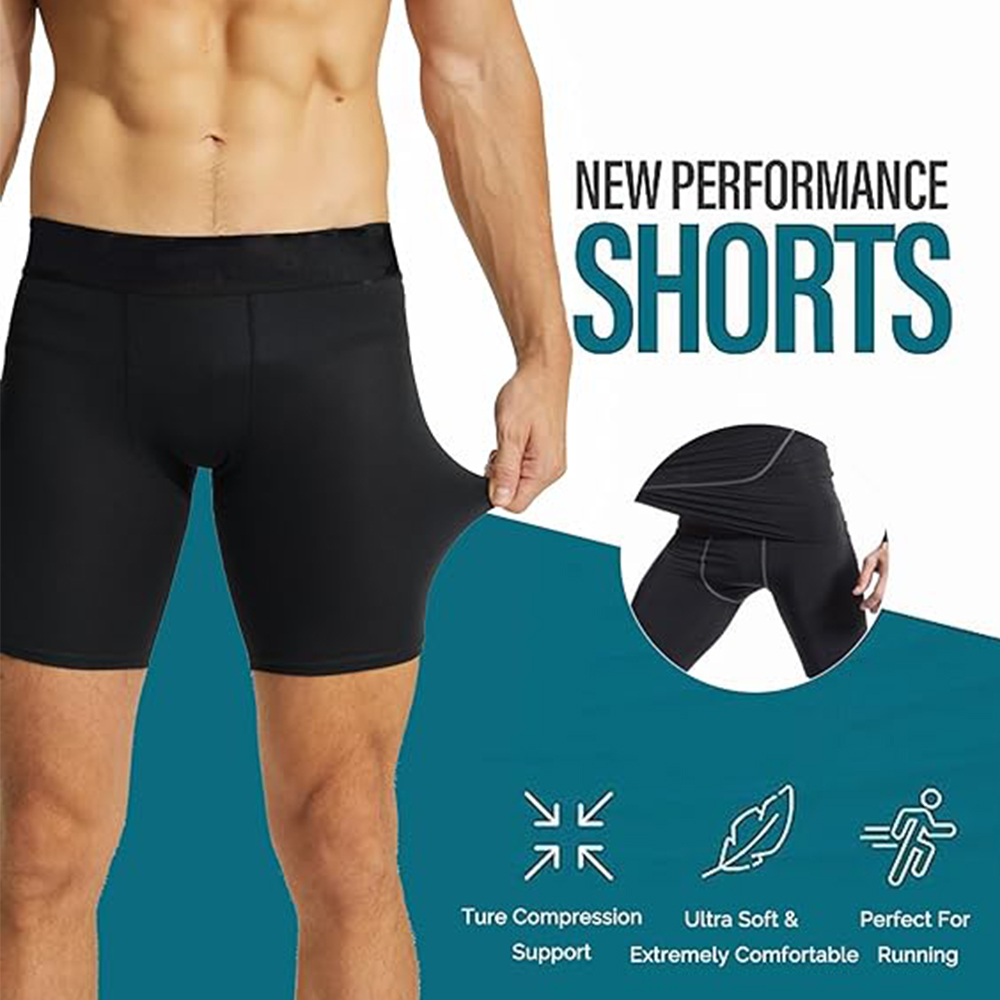3 Pack Compression Shorts Men  - огляд і ціна Compression Shorts Athletes