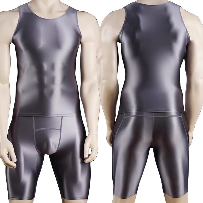 Men Thin Fitness vest Tights s - огляд і ціна Compression Shorts Athletes