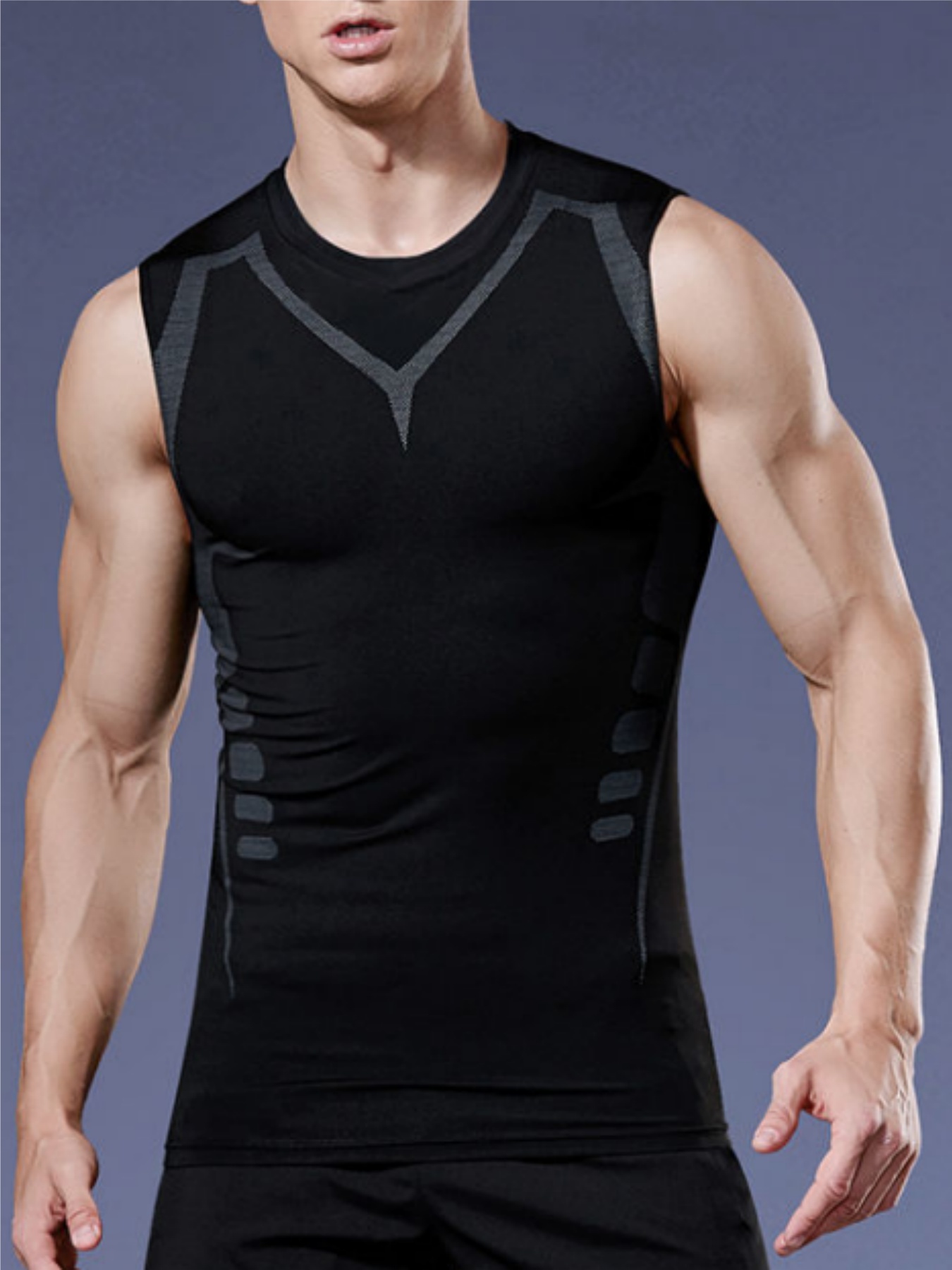Men's Tight Vest Compression S - огляд і ціна T Shirt Tight Fit