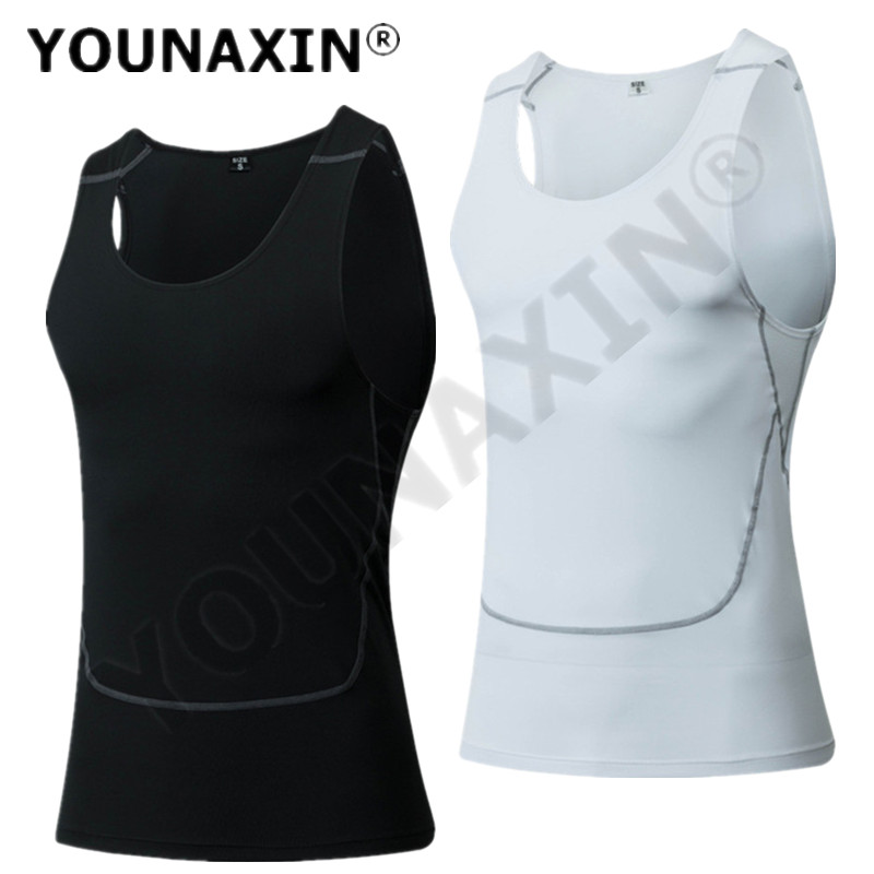 Men Black Sport Skinny Vest Ti - огляд і ціна Base Layer Top