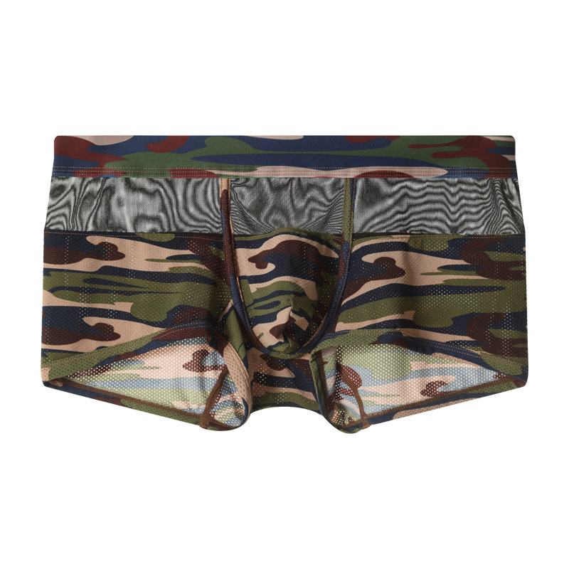Camouflage Boxer Shorts Men Po - огляд і ціна Mesh Sport Boxer