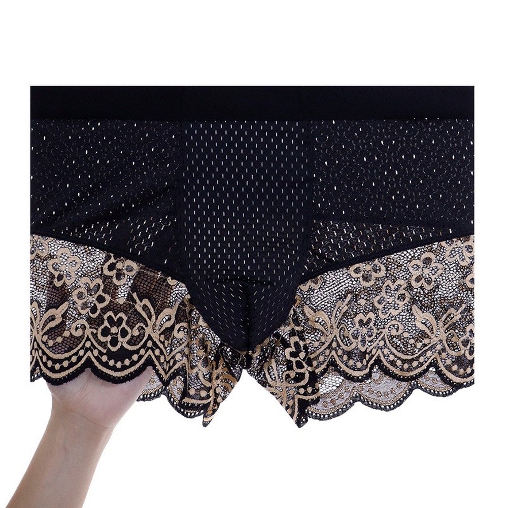 Men's Ice Silk Lace Mesh Boxer - огляд і ціна Pouch Boxer Pouch