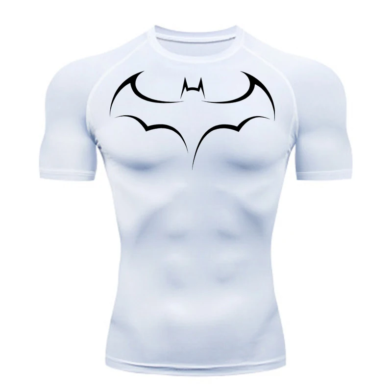 Bat Printed Men's Tight T-Shir - огляд і ціна T Shirt Tight Fit