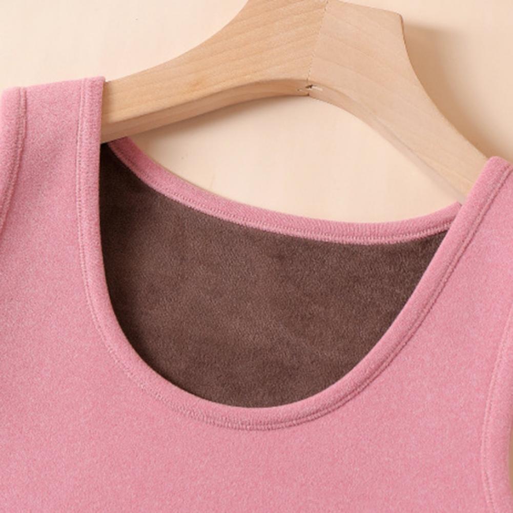 Fleece Lined Women Thermal Tan - огляд і ціна Undershirt Crew Neck
