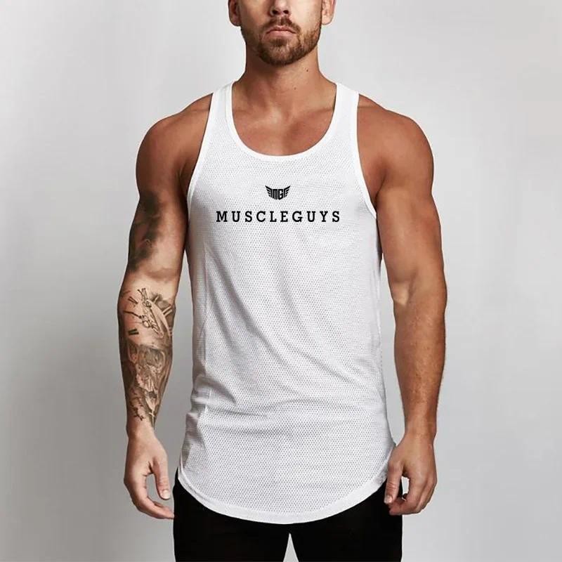 Summer Men New Mesh Quick Dry  - огляд і ціна Sleeveless Undershirt
