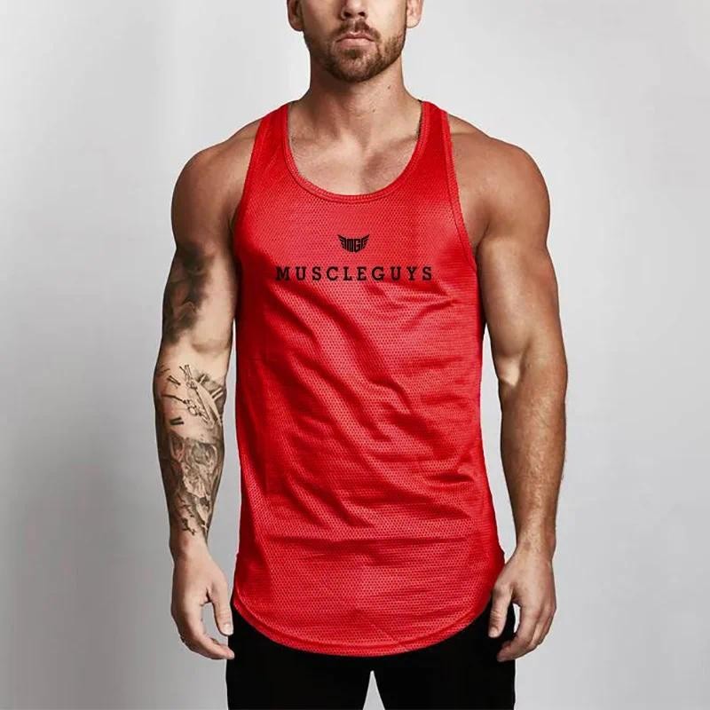 Summer Men New Mesh Quick Dry  - огляд і ціна Sleeveless Undershirt