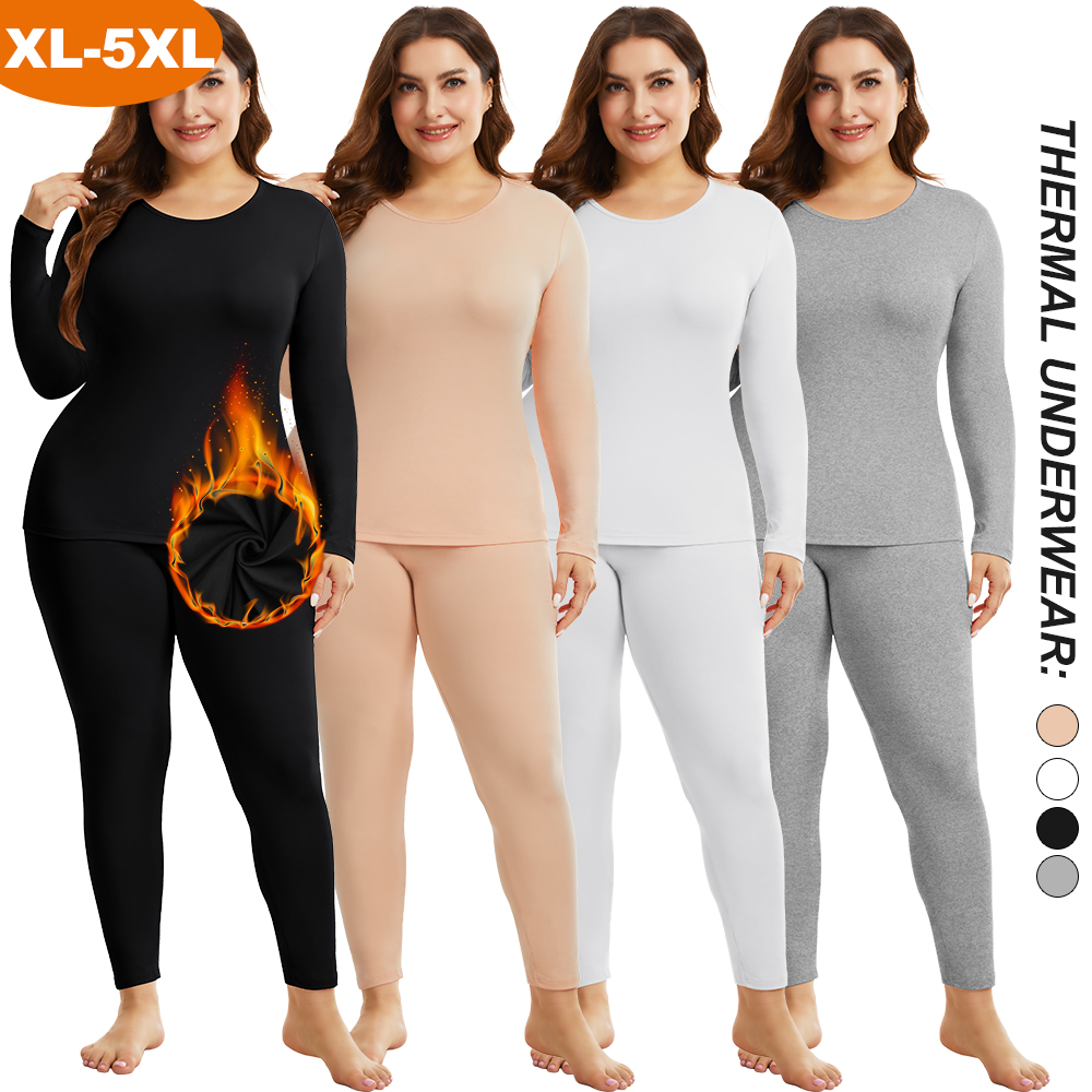 Plus Size Warm Thermal Underwe - огляд і ціна Thermal Long John