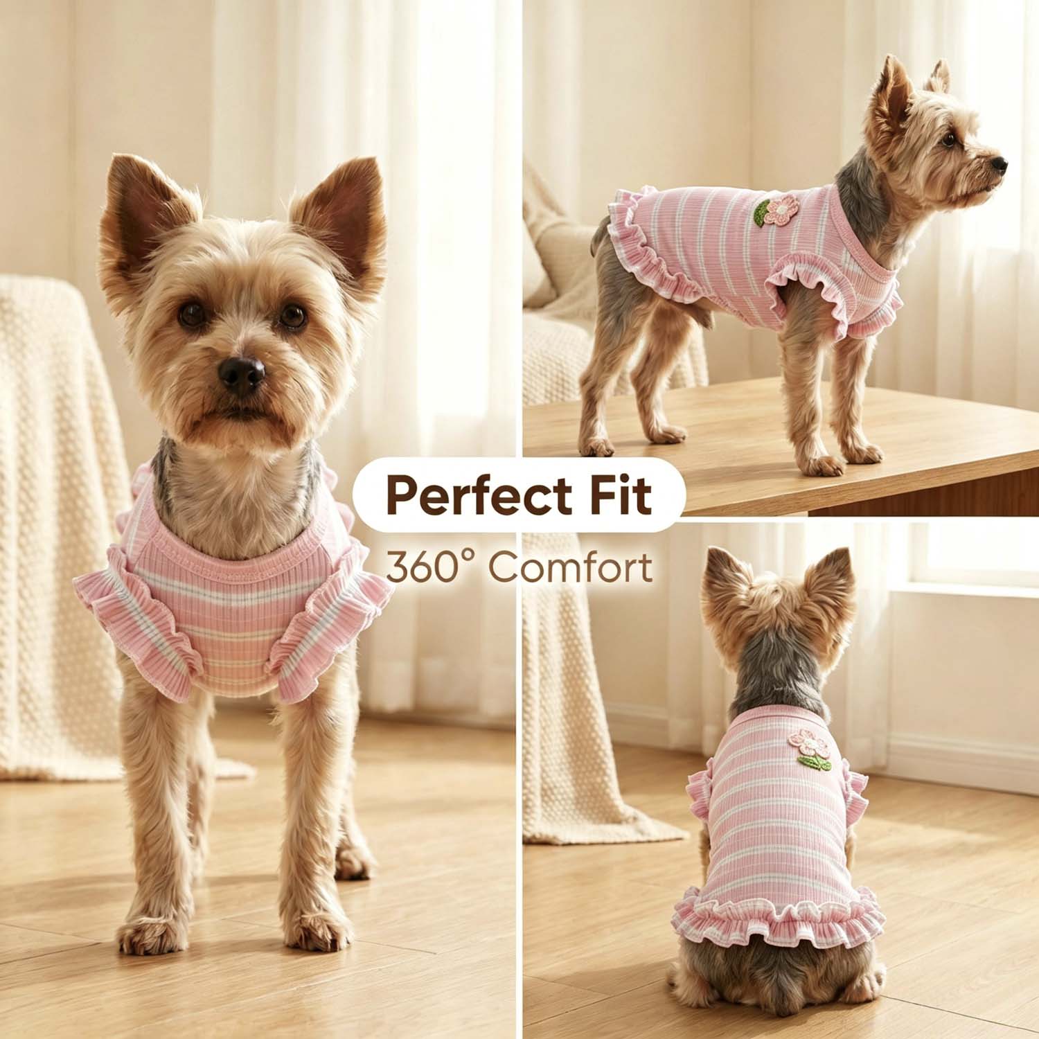1PC Cute Ruffled Striped Summe - огляд і ціна Tank Top Ribbed