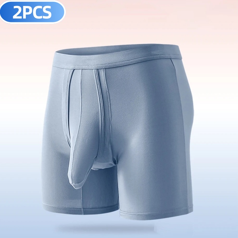 2PCS Mens Long Legs Underwear  - огляд і ціна Long Leg Trunk Men