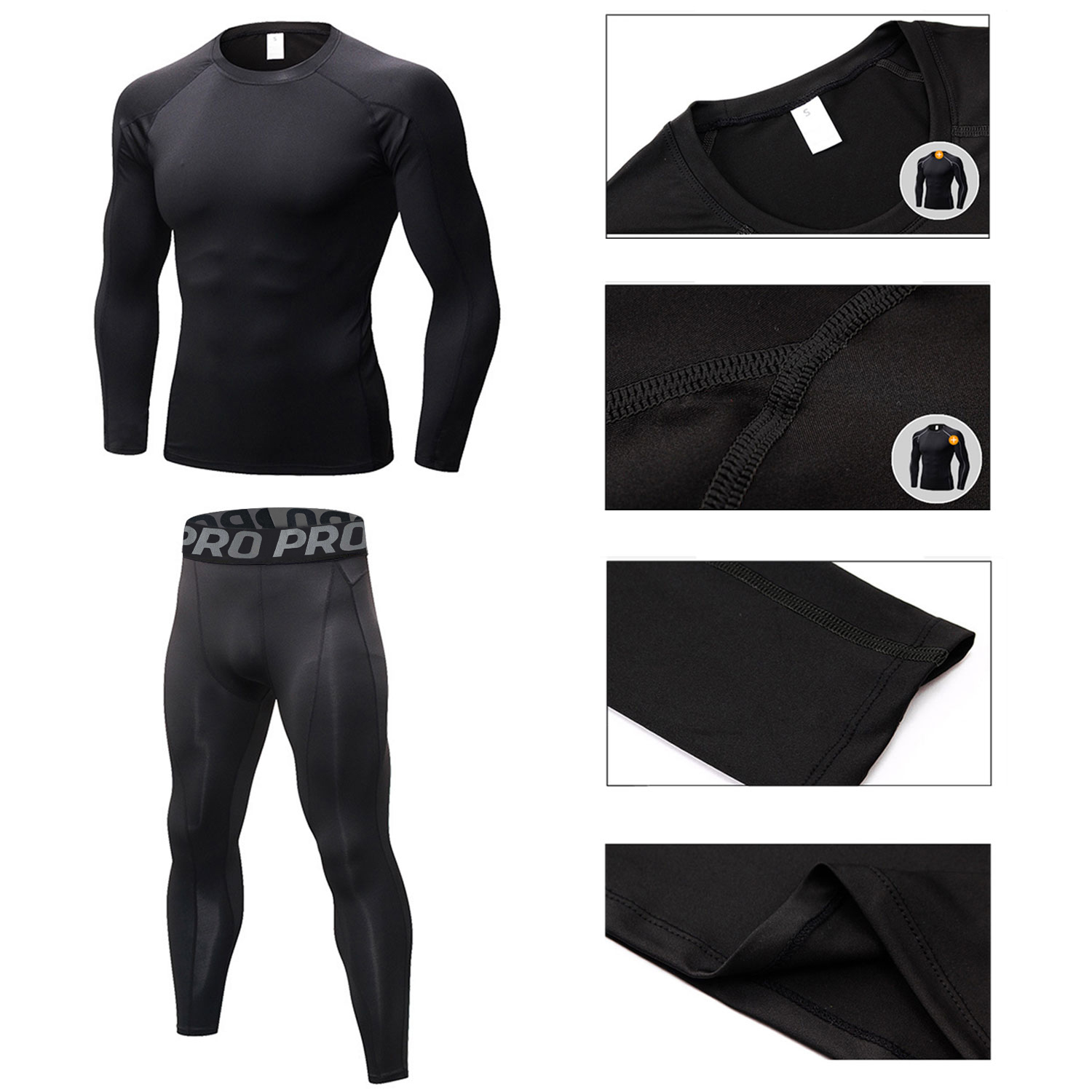 Mens Workout Compression Set P - огляд і ціна Compression Long Pant