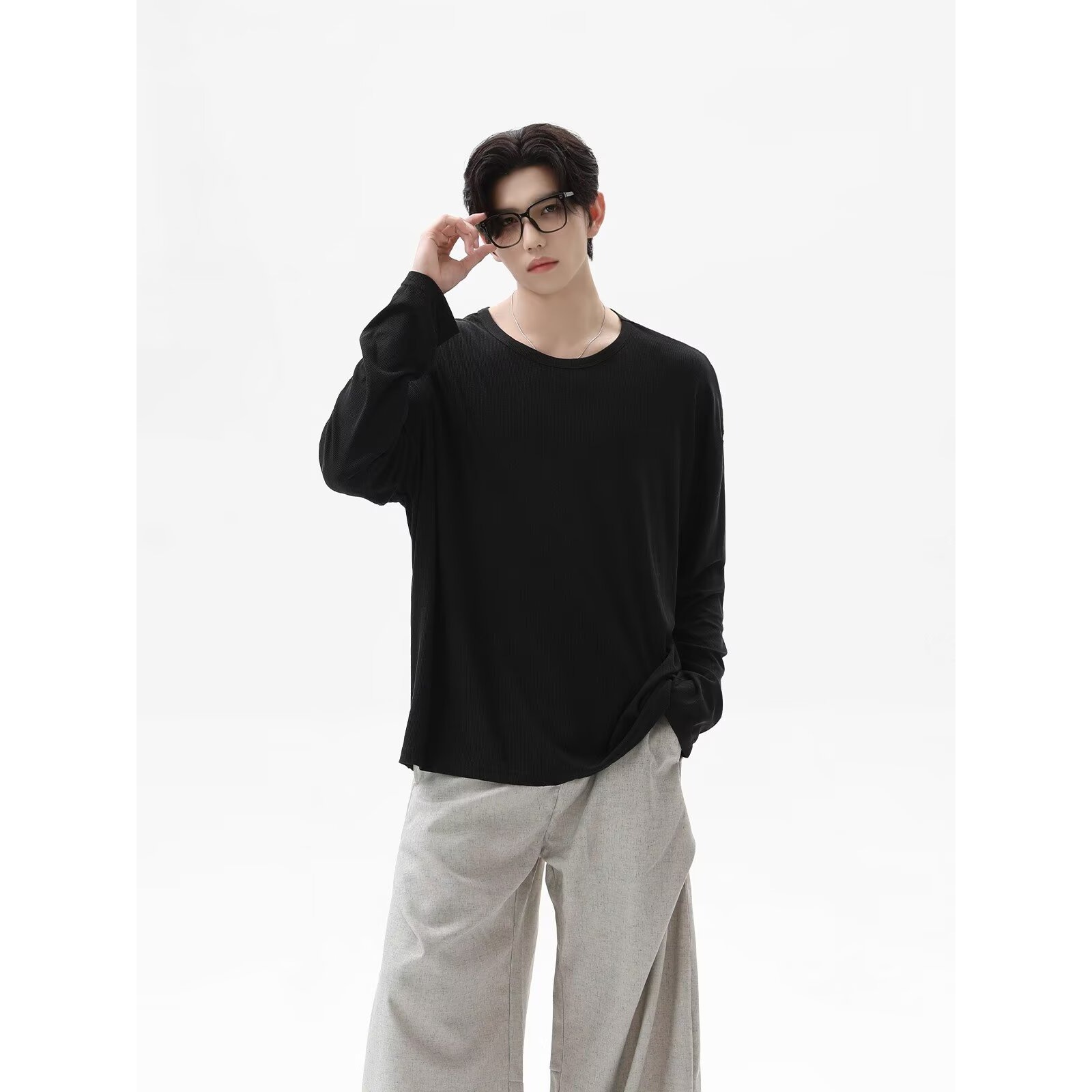 2026 Autumn New Texture Long S - огляд і ціна Undershirt Crew Neck