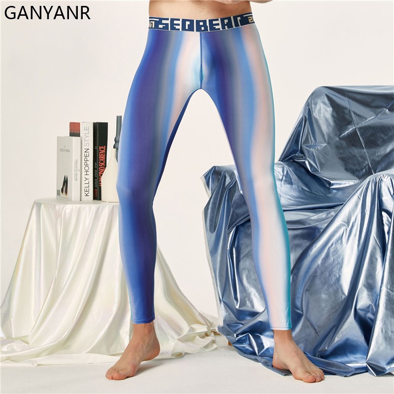 GANYANR Running Tights Men Com - огляд і ціна Compression Long Pant