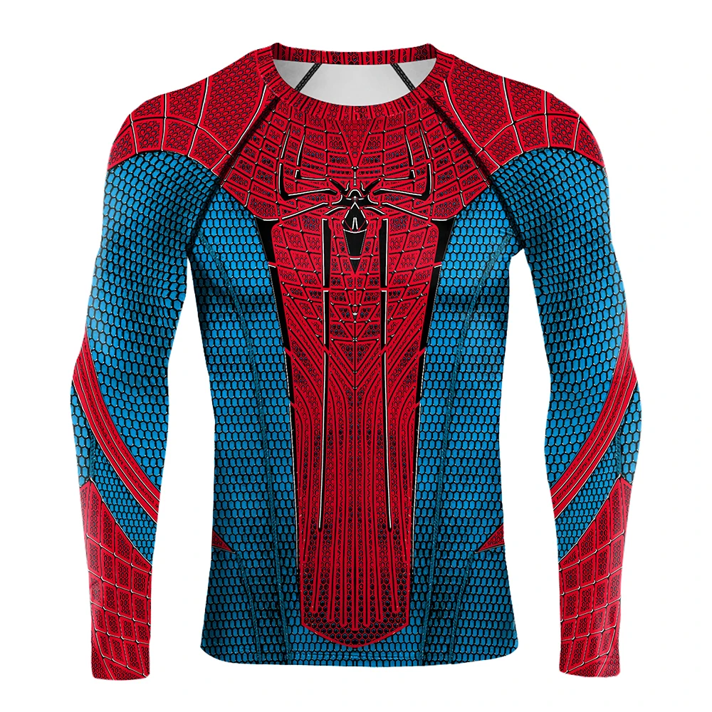 Spider Print T-Shirt Men Compr - огляд і ціна T Shirt Tight Fit
