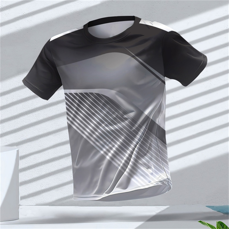 Men Sports Short Sleeve T-Shir - огляд і ціна T Shirt Tight Fit
