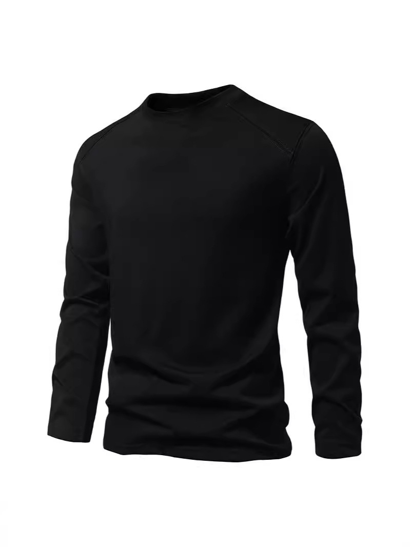 American Men's Long Sleeve T-S - огляд і ціна Undershirt Crew Neck