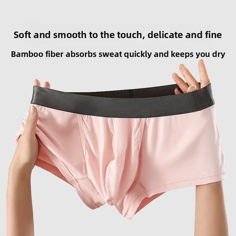 Men Bamboo Fiber Boxer Briefs  - огляд і ціна Bamboo Fiber Trunk