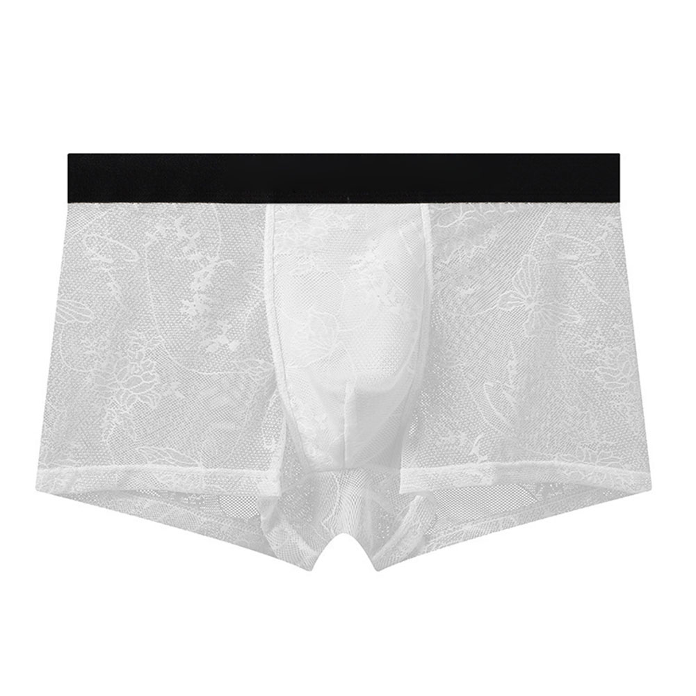 Men's Ice Silk Mesh Lace Boxer - огляд і ціна Pouch Boxer Pouch