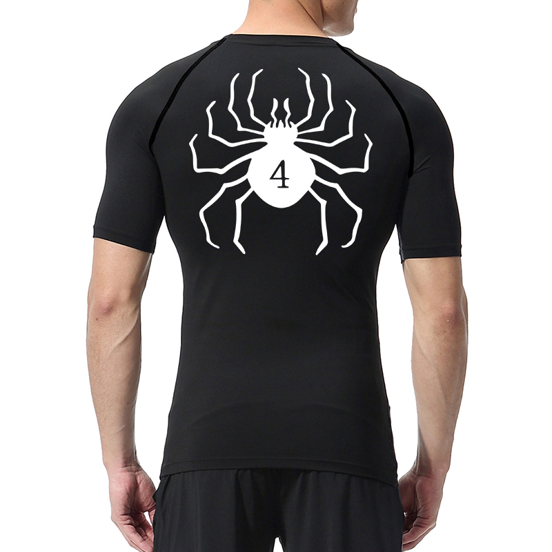 Spider Print Compression Shirt - огляд і ціна Base Layer Top