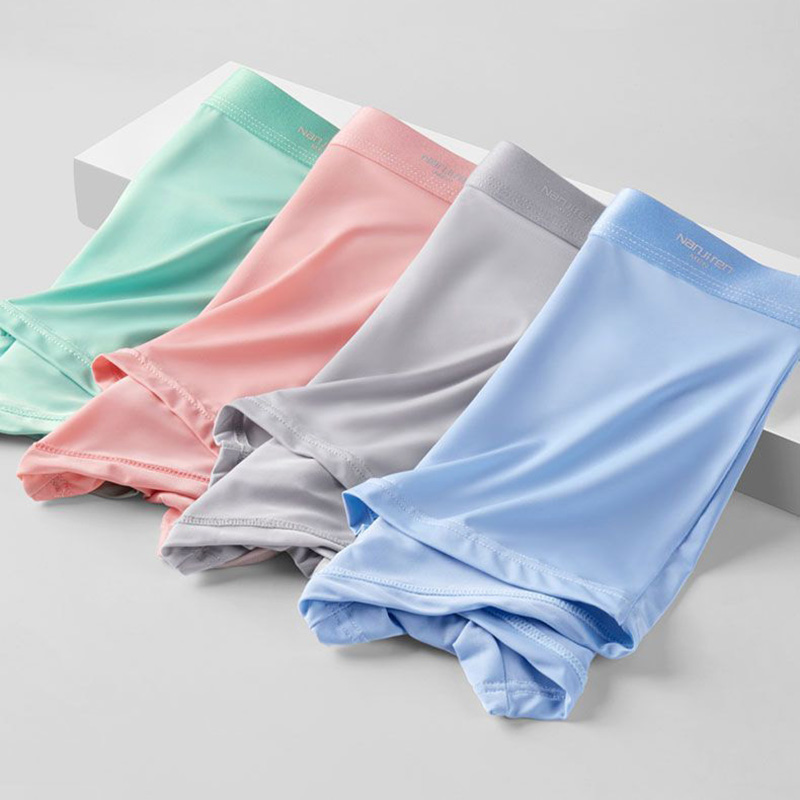 4Pcs Men's Underwear Ice Silk  - огляд і ціна Multi Pack Underwear