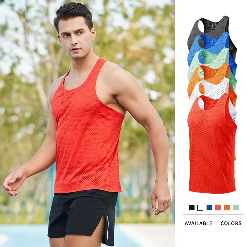 Men Running Tank Top Sleeveles - огляд і ціна Sleeveless Undershirt