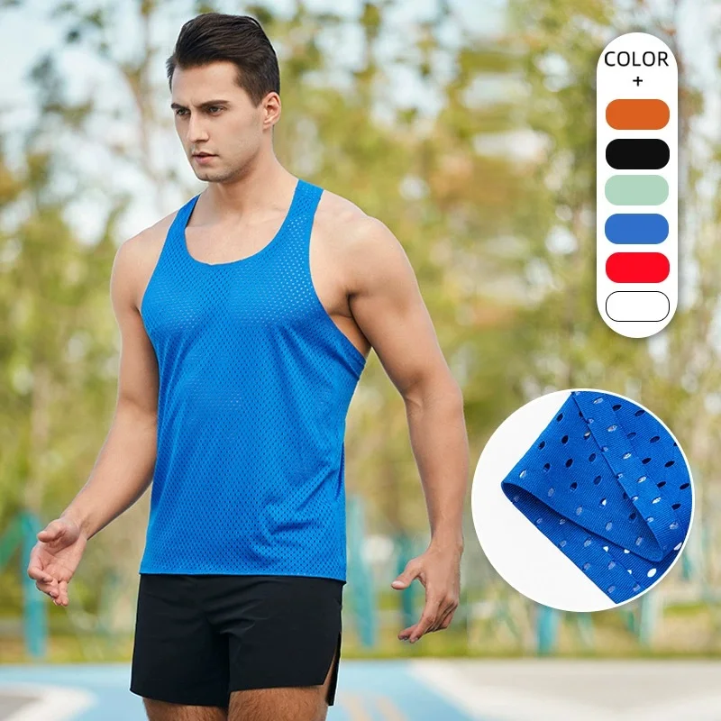 Men Running Tank Top Sleeveles - огляд і ціна Sleeveless Undershirt