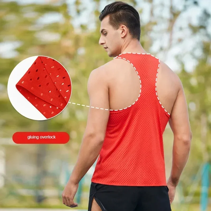 Men Running Tank Top Sleeveles - огляд і ціна Sleeveless Undershirt