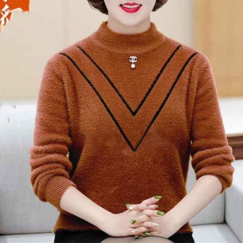 Women's Autumn Winter Solid Fl - огляд і ціна Undershirt Crew Neck