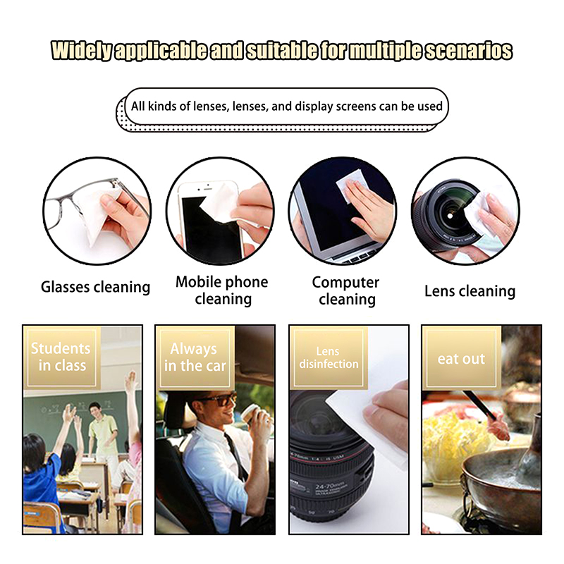★▲100pcs Lens Cleaning Wipes M - огляд і ціна Bamboo Fiber Trunk