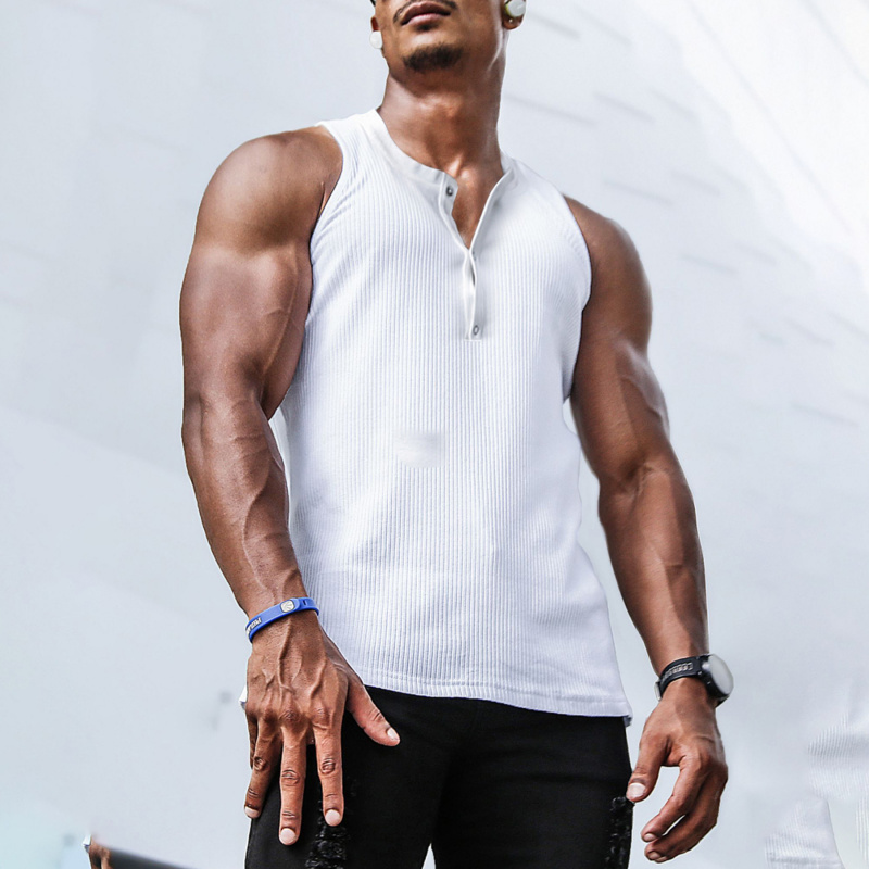 Men’s Ribbed Top Sleeveless He - огляд і ціна Undershirt Crew Neck