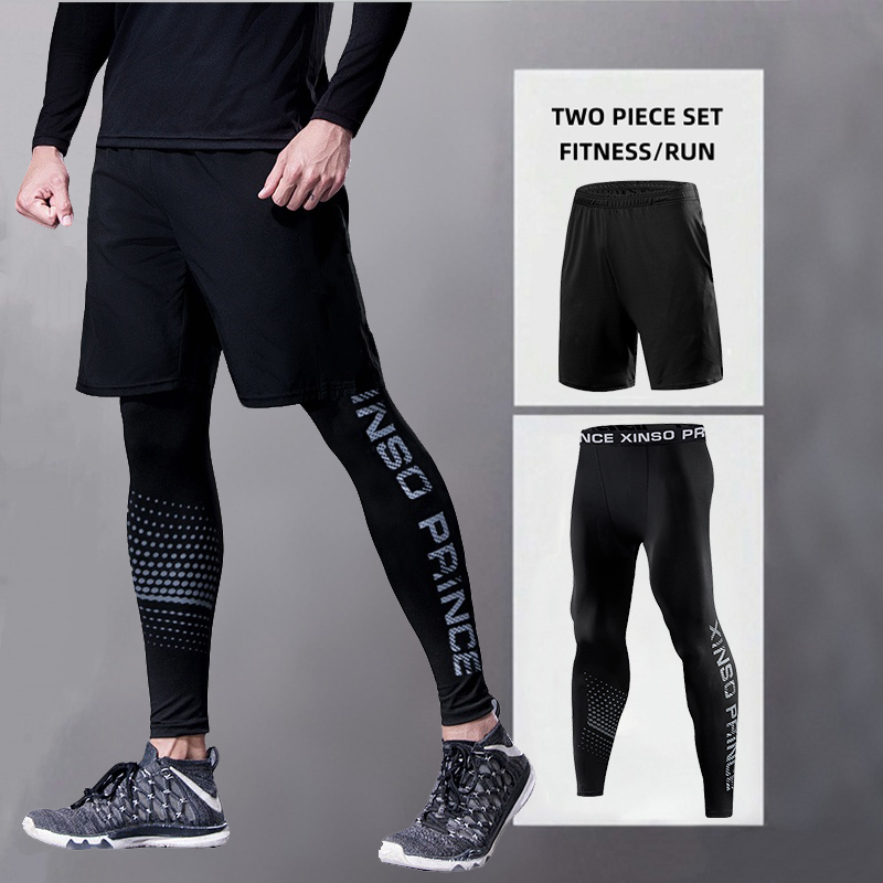 Men's Sports Running Trousers  - огляд і ціна Compression Long Pant