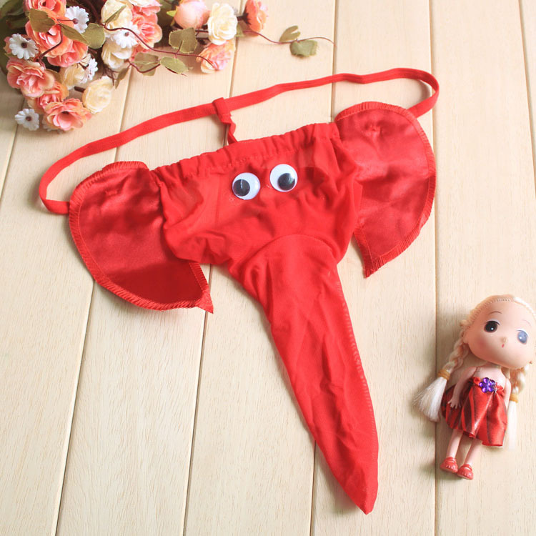 Men's Sexy Elephant Thong Unde - огляд і ціна Trunk Breathable Men