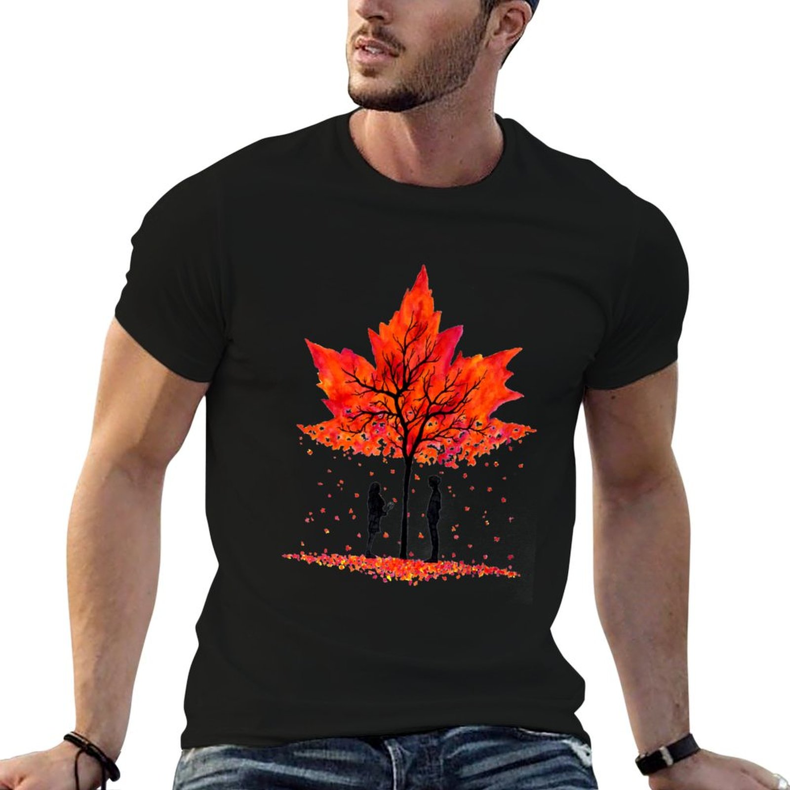 Love under the Maple Tree T-Sh - огляд і ціна Undershirt Crew Neck