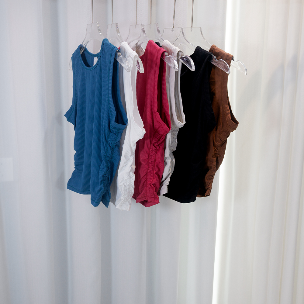 Summer Yoga Wear Ribbed Tank T - огляд і ціна Tank Top Ribbed
