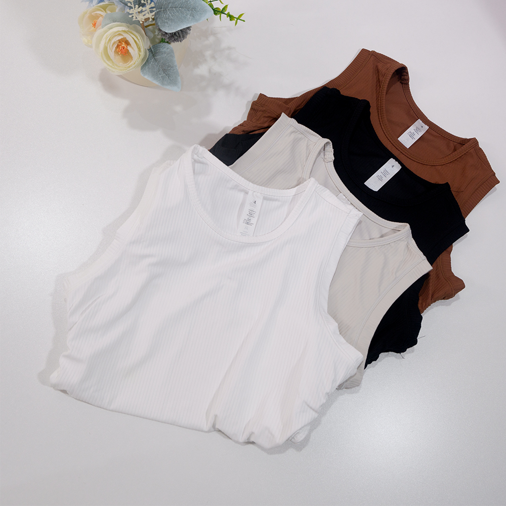 Summer Yoga Wear Ribbed Tank T - огляд і ціна Tank Top Ribbed